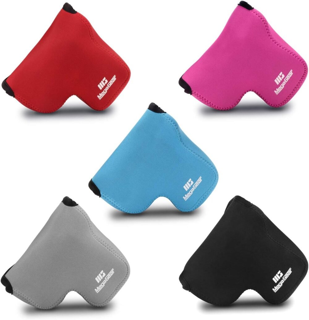 MegaGear MG1669 Ultra Light Neoprene Camera Case Compatible with Nikon Coolpix B600 - Black - Image 10