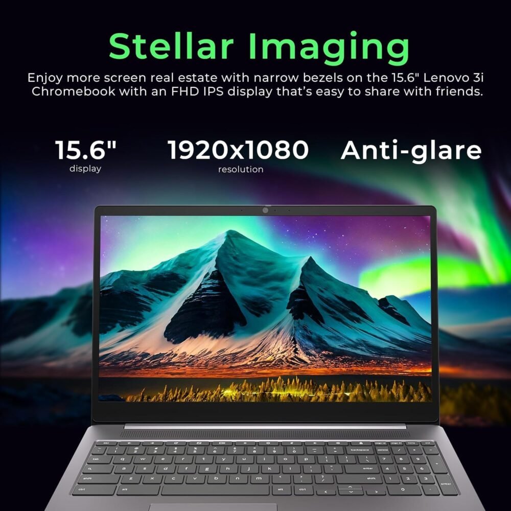 Lenovo Chromebook Premium 15.6" FHD Slim Light Laptop Computer Business & Student, Intel Celeron N4500, 4GB RAM, 192GB Storage (64GB eMMC+ 128GB Card), WiFi 6, Long Battery, Chrome OS HubxcelAccessory - Image 4