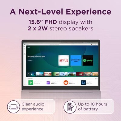 Lenovo Chromebook Premium 15.6" FHD Slim Light Laptop Computer Business & Student, Intel Celeron N4500, 4GB RAM, 192GB Storage (64GB eMMC+ 128GB Card), WiFi 6, Long Battery, Chrome OS HubxcelAccessory - Image 6