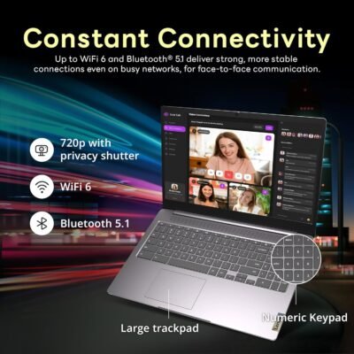 Lenovo Chromebook Premium 15.6" FHD Slim Light Laptop Computer Business & Student, Intel Celeron N4500, 4GB RAM, 192GB Storage (64GB eMMC+ 128GB Card), WiFi 6, Long Battery, Chrome OS HubxcelAccessory - Image 7