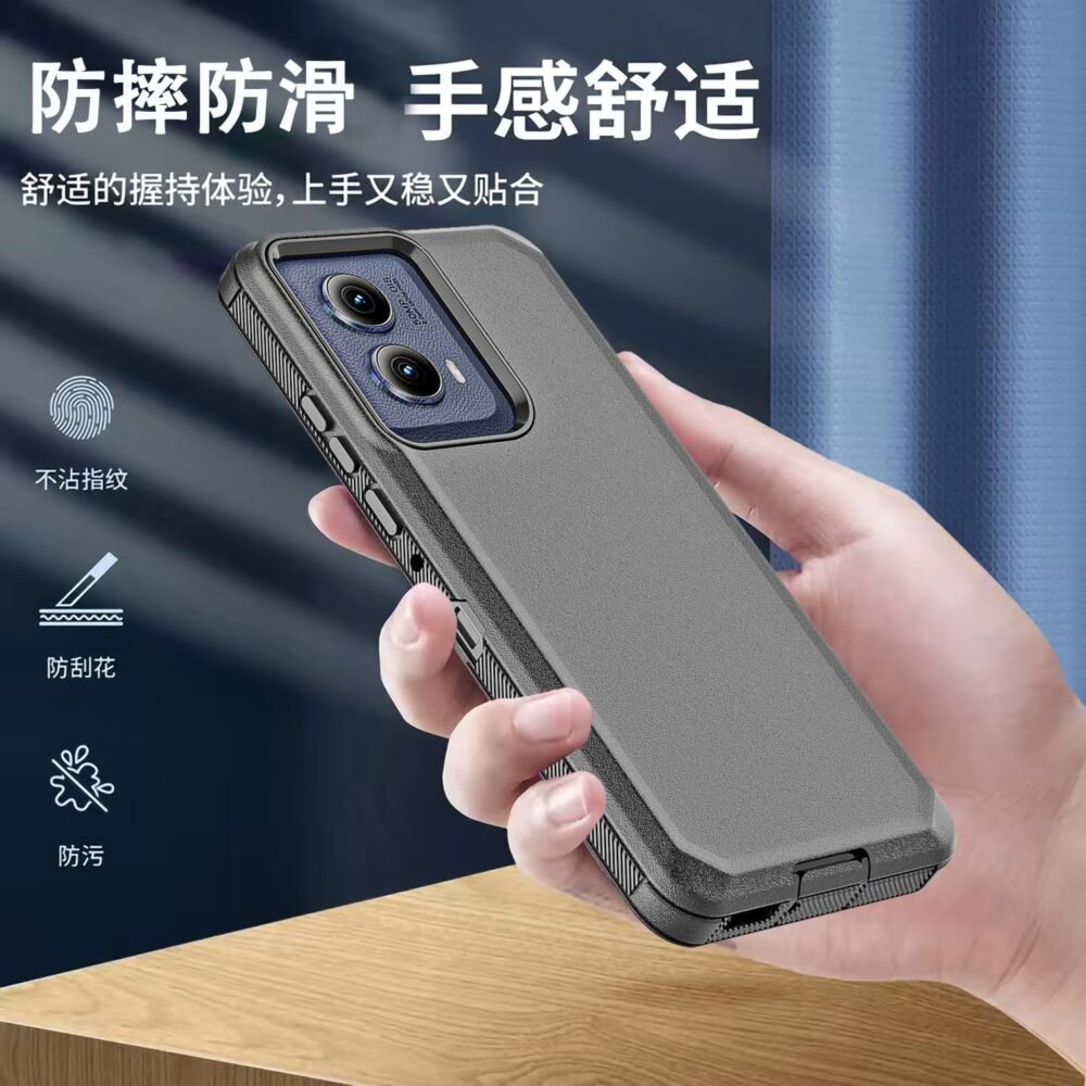 for Motorola Moto G 2025 XT2513V Phone Case, Full Body Protection Dual Layer Armor Case Shock Absorbing Protection Bumper Defender Rugged Case Cover for Motorola Moto G 5G 2025 6.7" Smartphone - Image 7