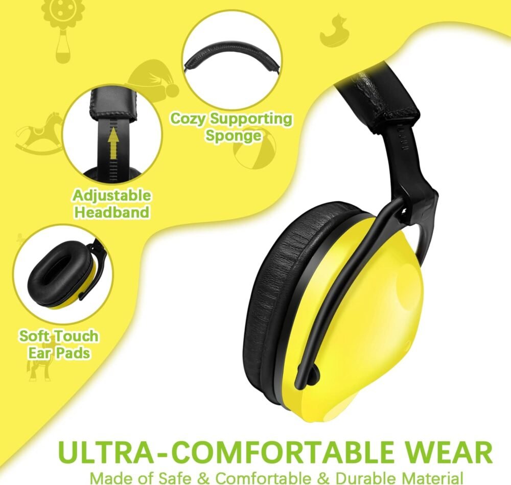 ZOHAN Kids Ear Protection 2 Pack,Kids Noise Canceling Headphone for Concerts, Monster Truck, Fireworks - Image 5