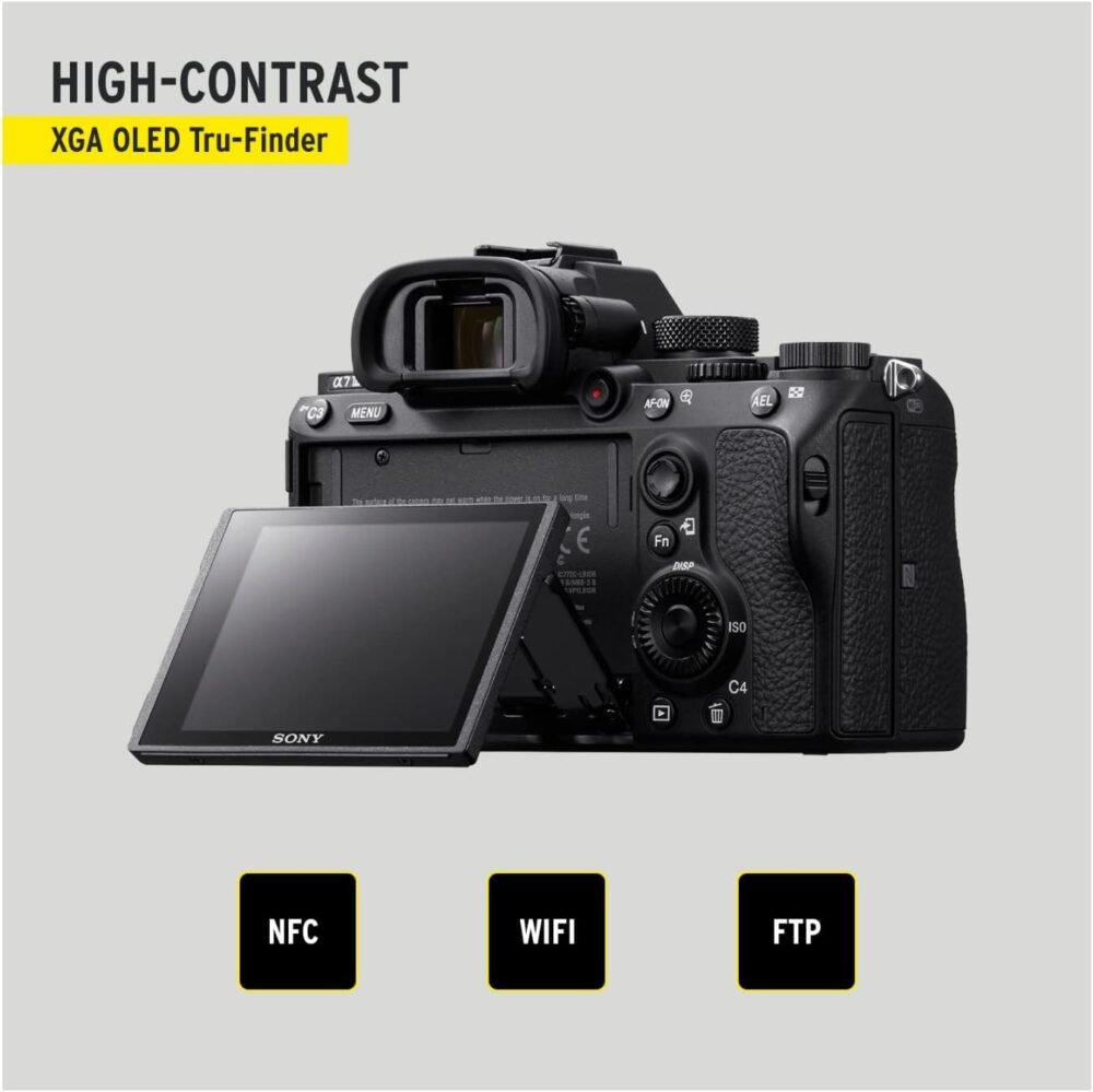 Sony Alpha a7 III Mirrorless Digital Camera (Body Only) Bundle with 60-Inch Tripod and Accessories (7 Items) - Image 4
