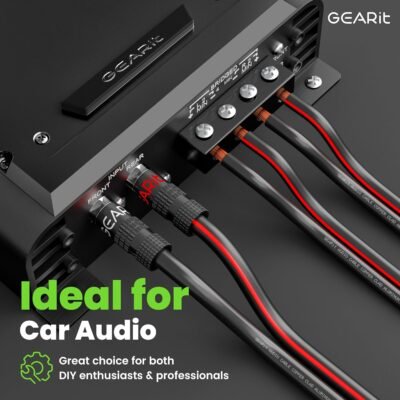 12AWG Speaker Wire, GearIT Pro Series 12 AWG Gauge Speaker Wire Cable (50 Feet / 15.24 Meters) Great Use for Home Theater Speakers and Car Speakers Black - Image 5