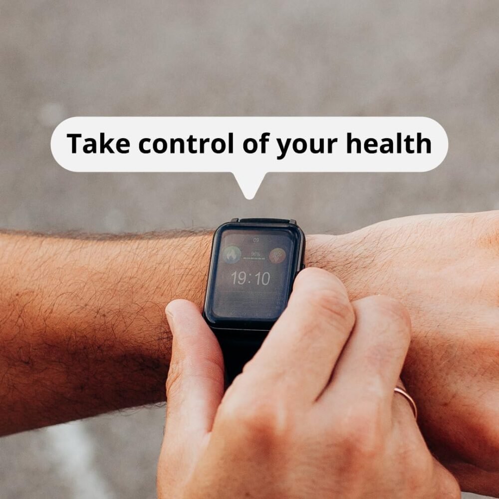 Spade & Co Health Smartwatch 2 - Health Fitness Tracker with Body Temperature, Blood Oxygen, Heart Rate Monitoring, Sleep Tracking, Text Call Alerts - Compatible with iPhone Android (Gold) - Image 3