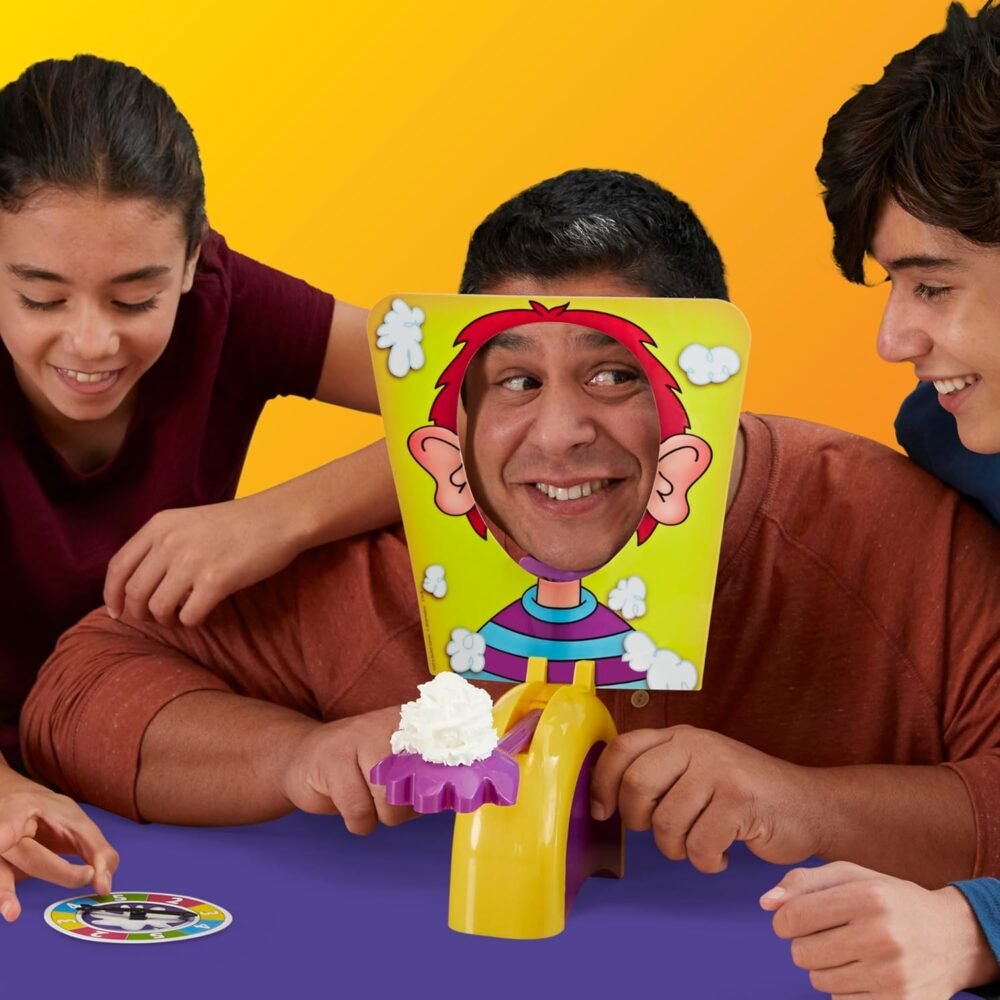 Hasbro Gaming Pie Face Game | Whipped Cream Family Board Game for Kids | Ages 5 and Up | for 2 or More Players | Funny Preschool Games | Kids Gifts - Image 7