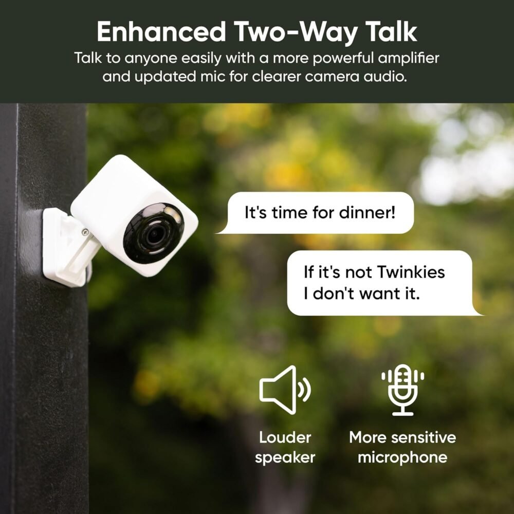 WYZE Cam v4, 2.5K WiFi Security Camera, Indoor/Outdoor Cameras for Home Security, Pet Camera/Baby Monitor, Motion Activated Spotlight/Siren, Color Night Vision, 2-Way Audio, Works with Alexa & Google - Image 7
