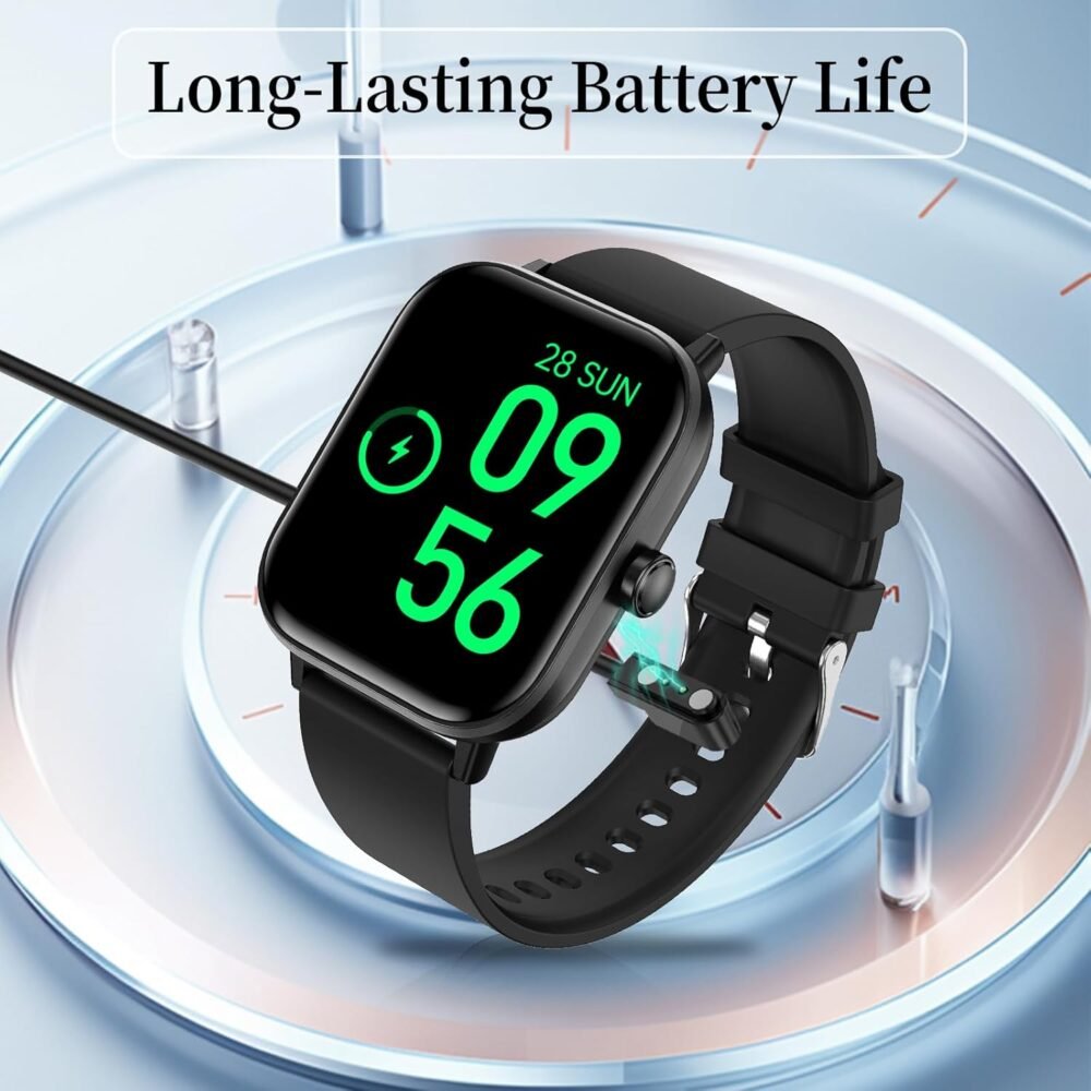 Smart Watch for Men Women (Answer/Make Calls), 1.83" Smartwatch with Heart Rate SpO2 Sleep Monitor, IP67 Waterproof, Fitness Activity Tracker, Smartwatches for iOS & Android Phones - Image 8
