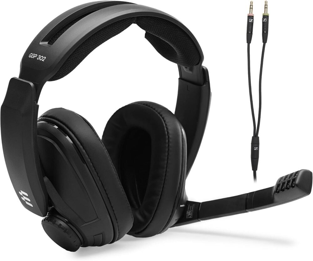 EPOS I Sennheiser GSP 302 Gaming Headset with Noise-Cancelling Mic, Flip-to-Mute, Comfortable Memory Foam Ear Pads, Headphones for PC, Mac, Xbox One, PS4, Nintendo Switch, and Smartphone compatible. - Image 8