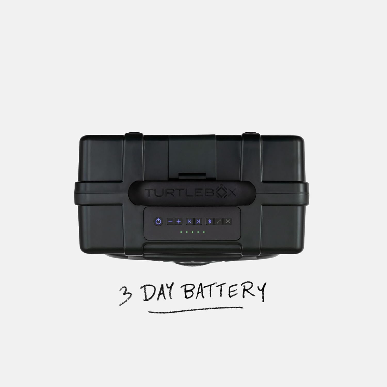 Turtlebox Original Gen 3: Portable Outdoor Bluetooth Speaker – Ultra-Loud (120dB), Waterproof (IP67), Rugged, Impact-Resistant, 3-Day Battery | Party Mode: Unlimited Pairing for Stereo Sound, Green - Image 6