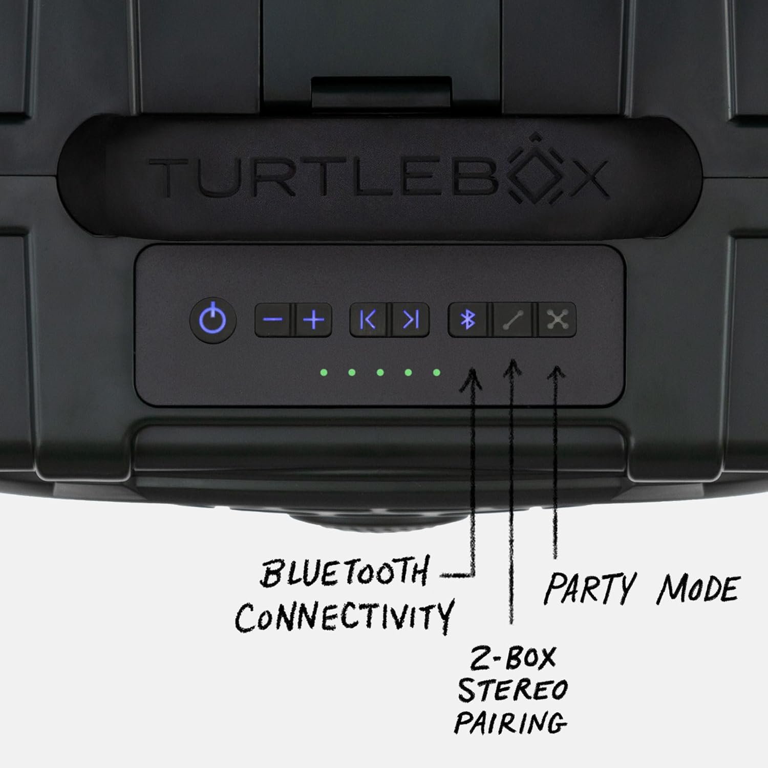 Turtlebox Original Gen 3: Portable Outdoor Bluetooth Speaker – Ultra-Loud (120dB), Waterproof (IP67), Rugged, Impact-Resistant, 3-Day Battery | Party Mode: Unlimited Pairing for Stereo Sound, Green - Image 7