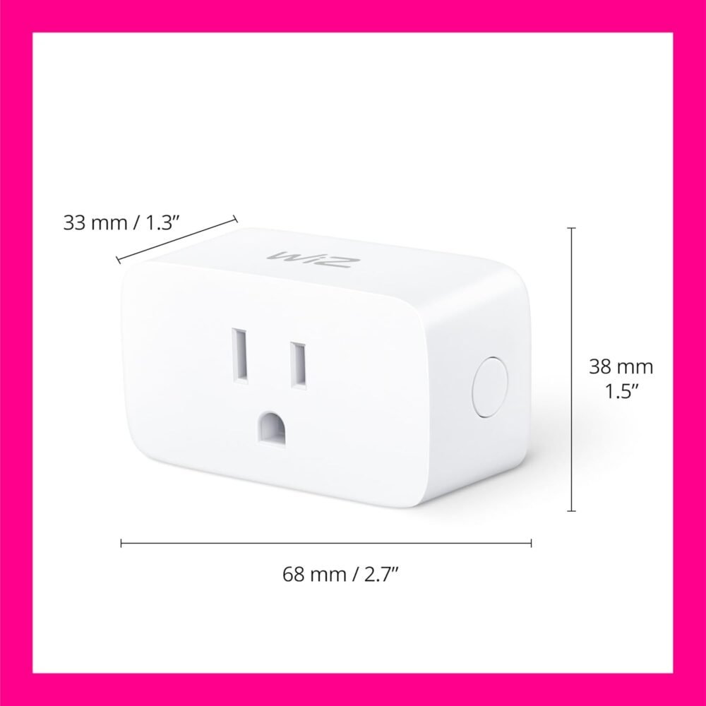 WiZ Smart Plug ñ Gen 3- Pack of 3, Wi-Fi Connected Wireless Home Automation, Voice / App Control, Works with Google Home, Amazon Alexa, and Apple HomeKit - Image 3