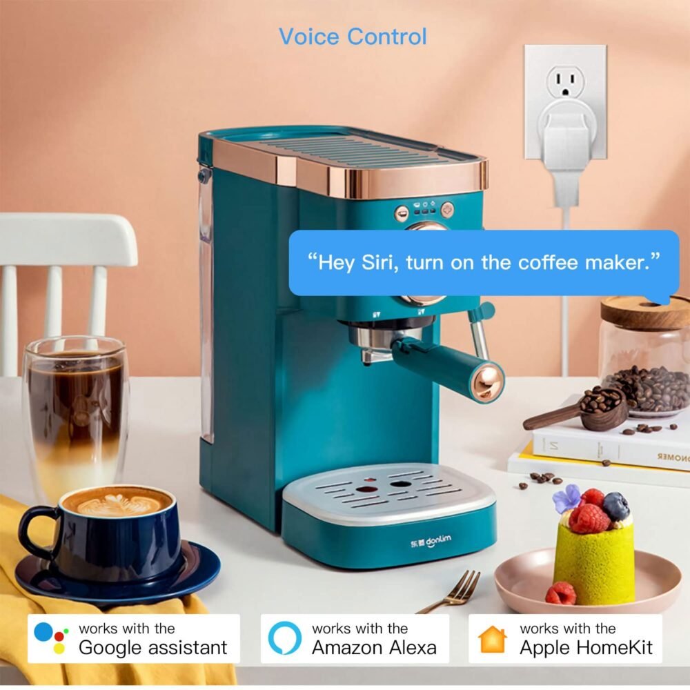 Smart Plug Mini HomeKit, Smart WiFi Outlet Socket Support Apple HomeKit, Amazon Alexa and Google Assistant Voice Control 2 Count (Pack of 1) doit-ah1 0 - Image 4
