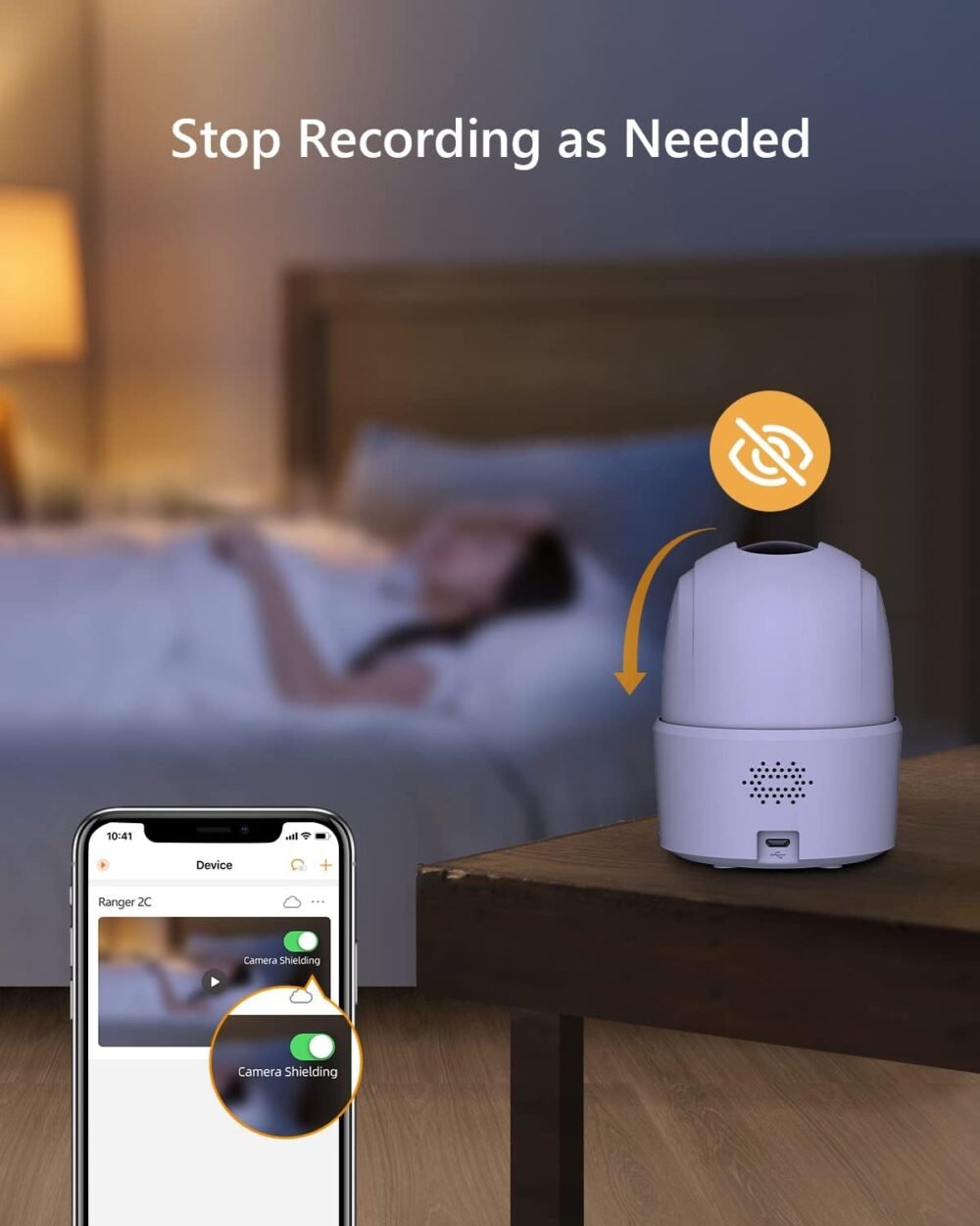 Imou 2K WiFi Security Camera Indoor Pet Dog Baby Camera with AI Human/Motion/Sound Detection, 360° Wireless IP Home Security Camera, Smart Tracking, Siren, Night Vision, 2-Way Audio, Works with Alexa - Image 8