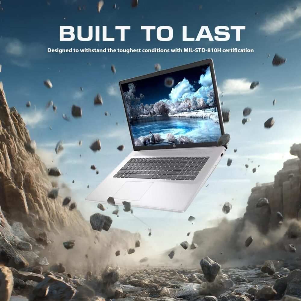 HP 2025 New 17 inch Laptop Computer • 64GB RAM • 2.5TB SSD (2TB PCIe SSD withHP P500 512GB Portable SSD) • AMD Ryzen 5 7430U 6-Cores Processor • Windows 11 Pro with Microsoft 365 - Image 4
