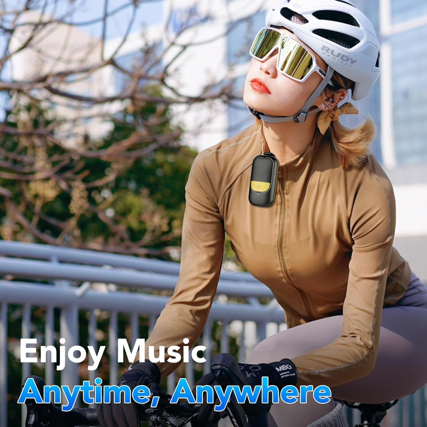 Small Bluetooth Speaker, Mini Speaker Built-in Mic, Speakers Bluetooth Wireless with 15 Hours Playtime, Hands-Free Call, IP67 Waterproof Portable Speaker for Hiking/Biking, Gifts for Women/Men - Image 8