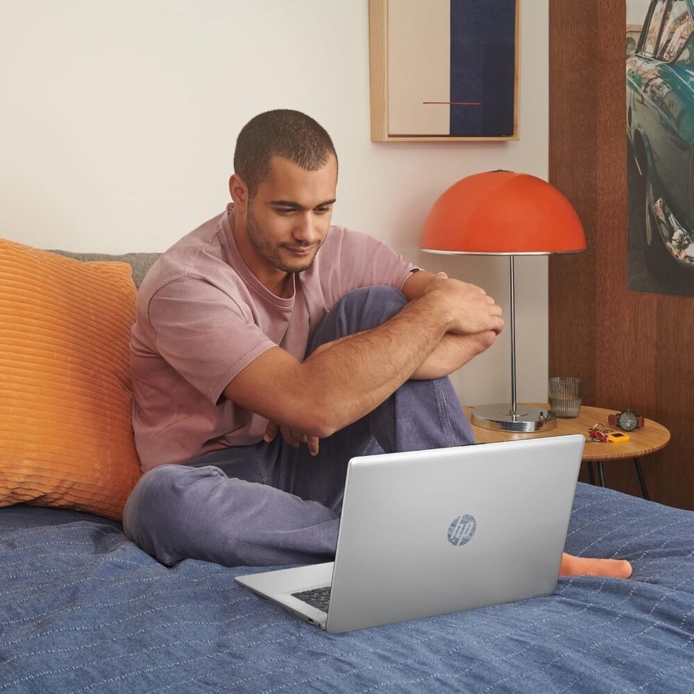 HP 17 inch Laptop, Microsoft Office 2024 Lifetime License & Windows 11 Pro, AMD Ryzen 5 7430U Processor, 17.3” FHD Display, 32GB RAM, 1TB SSD, AMD Radeon Graphics, Wi-Fi 6, Long Battery Life - Image 9