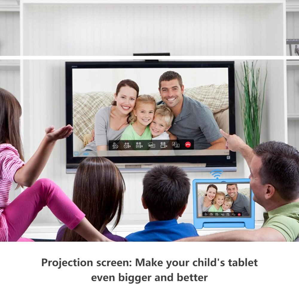 Kids Tablet 10 Inch, Tablet for Kids Android 13, 4GB+64GB, 8-Core CPU, WiFi 6, 12H Battery Life, Parental Control, 1280 * 800 HD Display, Dual Cameras, Shockproof Case, Pre-Installed Educational Apps - Image 6