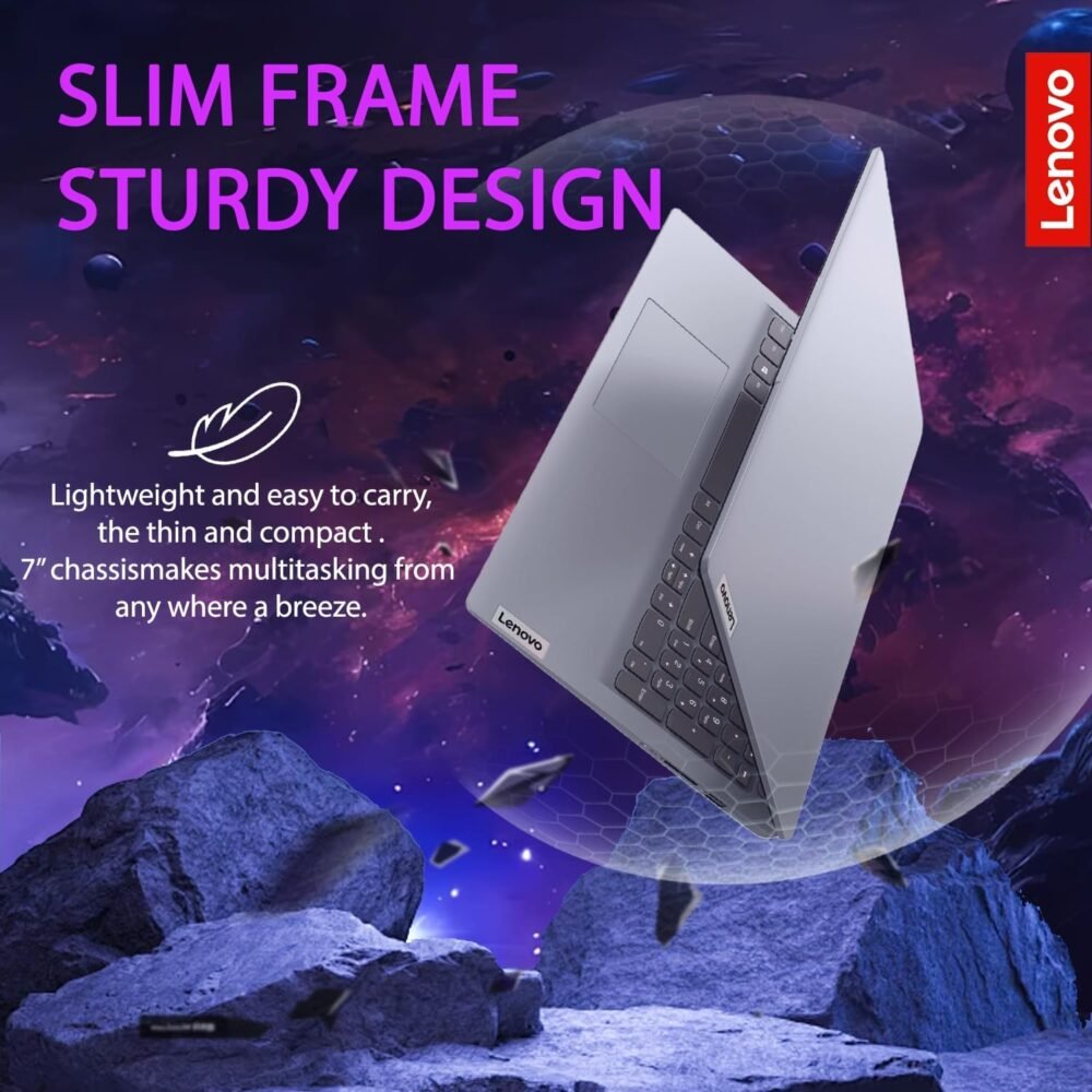 Lenovo Essential Laptop | Ideapad 1i | 20GB RAM | 15.6" FHD Display | 1TB PCIe+128GB eMMc Storage | 1 Yr Office 365 + Lenovo ADP | Intel Dual-Cores Processor | HDMI | Wi-Fi 6 | Win 11 Home | Gray - Image 3