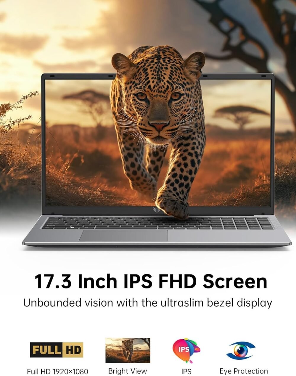 ACEMAGIC 17.3" Laptop with Quad Core-12th Alder Lake N97 Processor, FHD Display, 16GB RAM 512GB SSD Laptop, Windows 11 Laptops Computer, Webcam, Light&Thin, Metal Shell, HDMI, Type-C, USB3.2 - Image 3