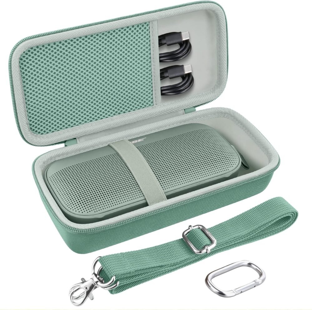 co2CREA Hard Travel Case Replacement for Bose New SoundLink Flex 2nd Gen/Bose SoundLink Flex Bluetooth Portable Speaker (Alpine Sage Case) - Image 11