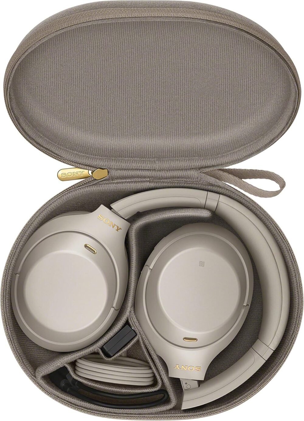 Sony WH-1000XM4 Wireless Premium Noise Canceling Overhead Headphones with Mic for Phone-Call and Alexa Voice Control, Silver WH1000XM4 - Image 12