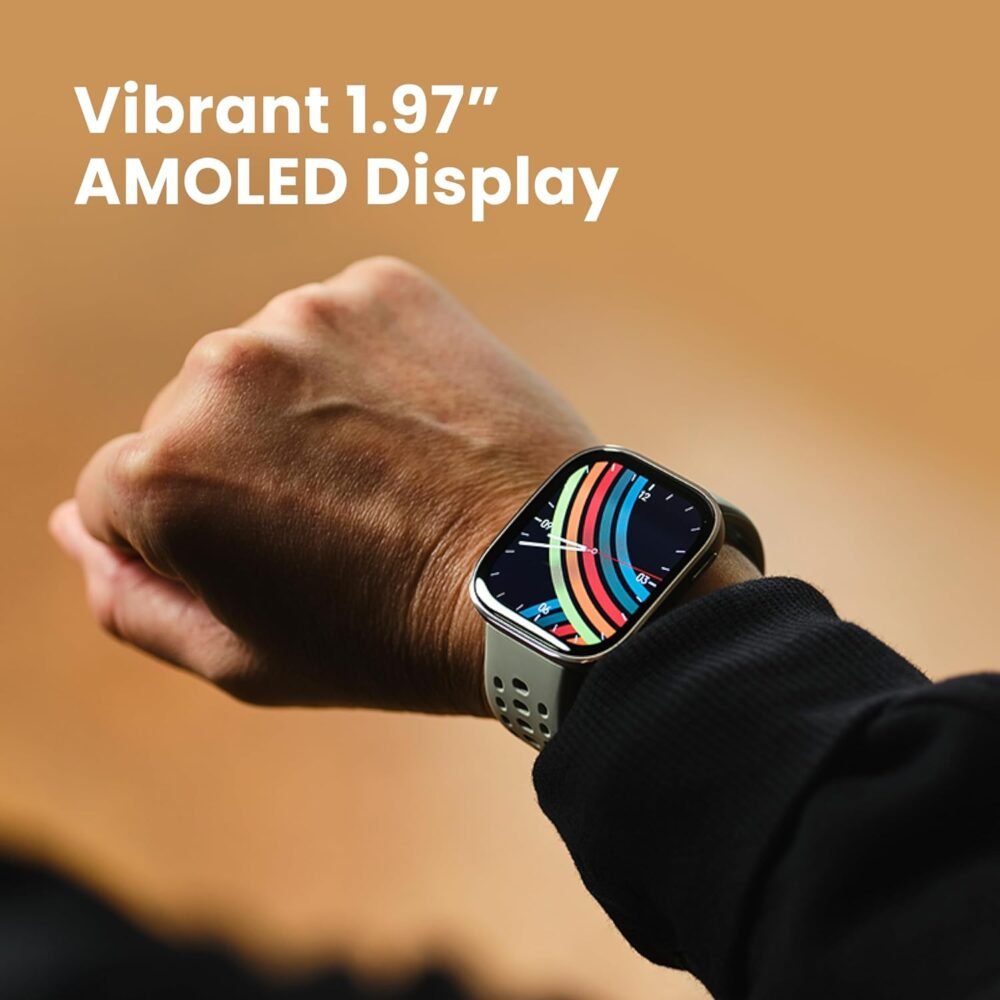 Amazfit Bip 6 Smart Watch 46mm, 14 Day Battery, 1.97" AMOLED Display, GPS & Free Maps, AI, Bluetooth Call & Text, Health, Fitness & Sleep Tracker, 140+ Workout Modes, 5 ATM Water-Resistance, Black - Image 8