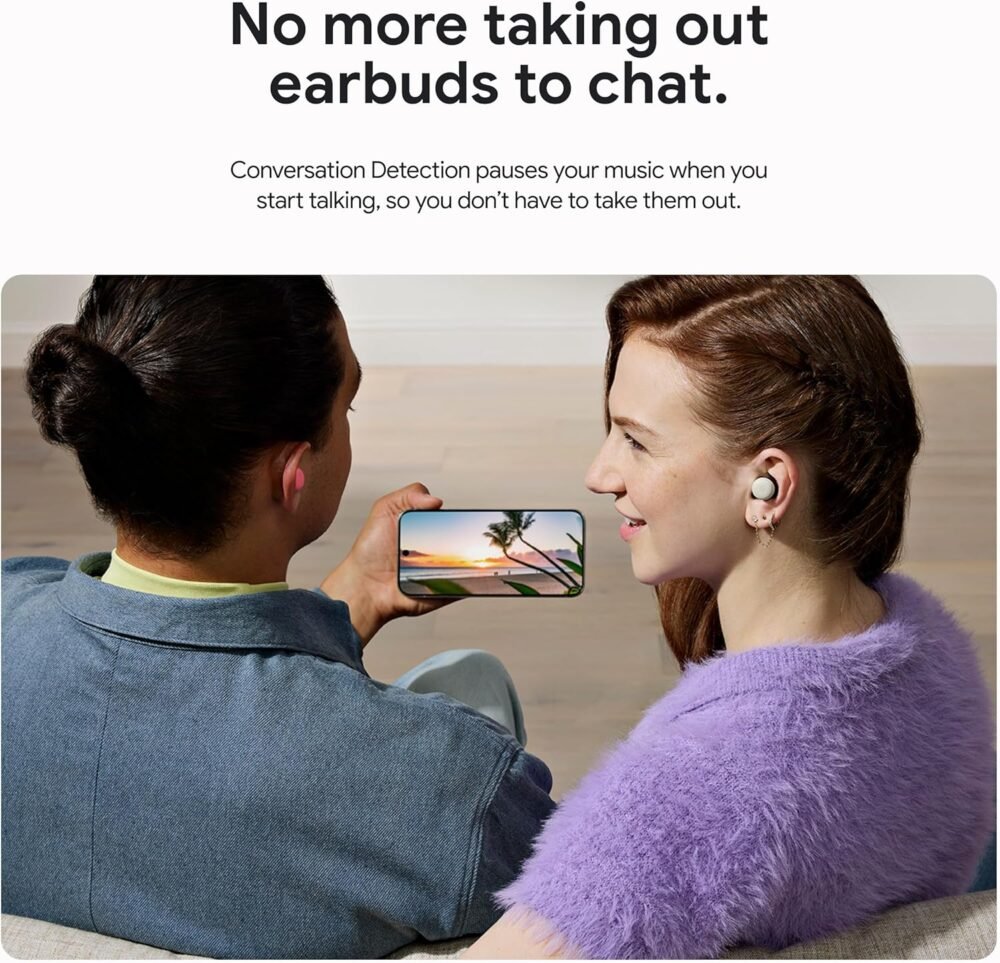 Google Pixel Buds Pro 2 - Wireless Earbuds with Active Noise Cancellation – Bluetooth Headphones - Peony - Image 6