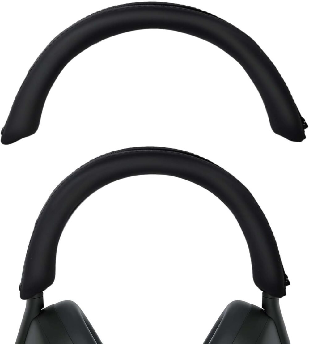 Adhiper Headband Cover for Sony WH-1000XM5,Washable Silincone Headband Protectors Cover Compatible with Sony WH-1000XM5 Headphones(Black) - Image 2