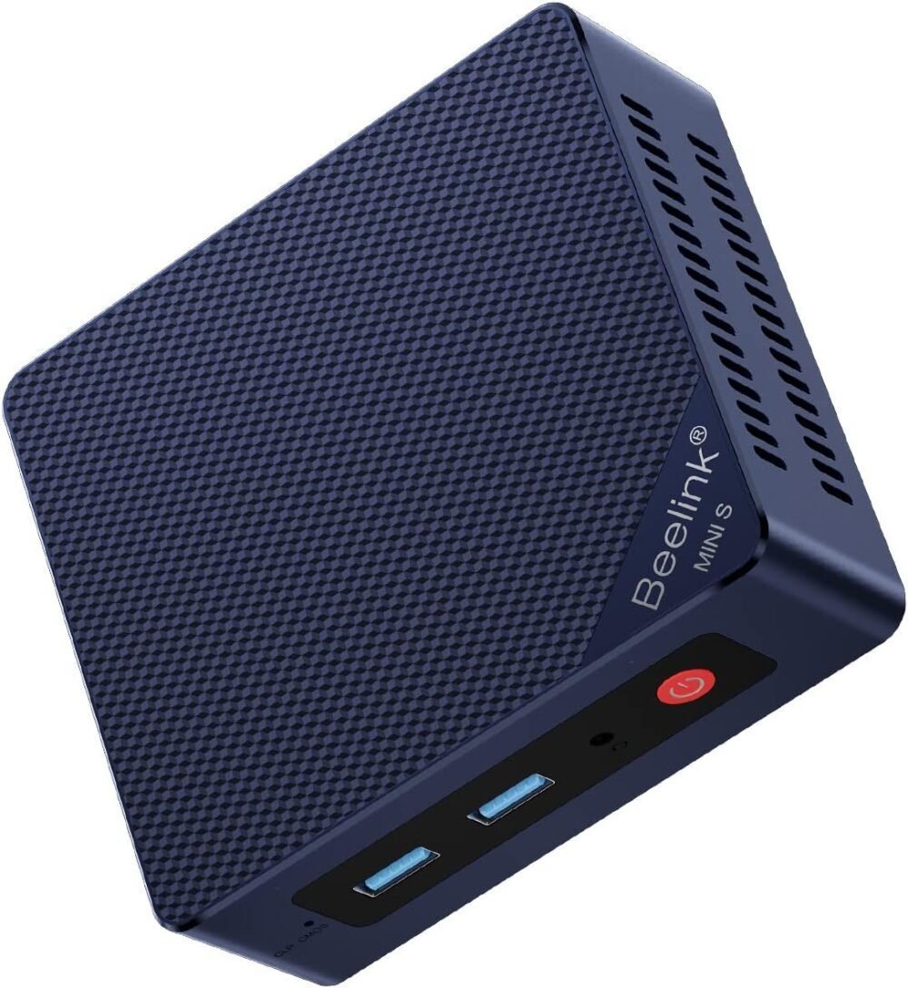 Beelink Mini PC, Mini S12 Pro Intel 12th Gen 4-Core N100(up to 3.4GHz), Mini Computer 16GB DDR4 RAM 1TB SSD, Desktop PC Dual HDMI 4K UHD/Gigabit Ethernet/WiFi6/BT5.2/HTPC - Image 2