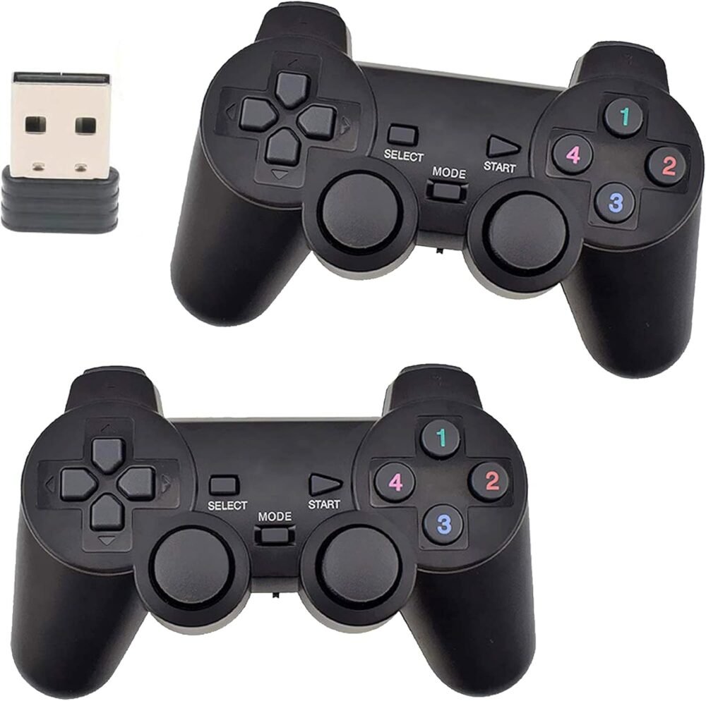 C-Zone 2.4GHz USB Twins Wireless game Controller Gamepad Joystick With WIN98/2000/X/2003VISTA/WIN7 SYSTEM TV Box - Image 2