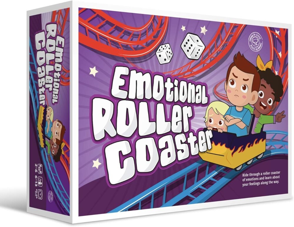 Emotional Rollercoaster | Anger Management Board Game For Kids & Families | Therapy Learning Resources | Anger Control Card Game | Emotion Board Games Games For Kids ages 4-8 -12 | Social Emotional - Image 2