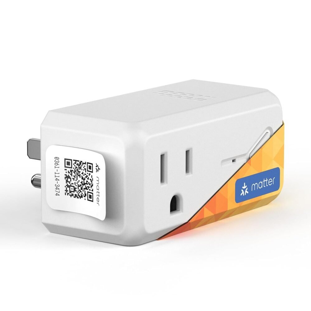 GreenSun Matter Smart Plug Outlet, Smart Socket with Alexa Google Home Remote Control, Voice Control and Timer Plug - Image 2