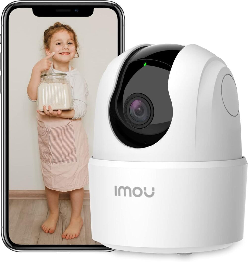 Imou 2K WiFi Security Camera Indoor Pet Dog Baby Camera with AI Human/Motion/Sound Detection, 360° Wireless IP Home Security Camera, Smart Tracking, Siren, Night Vision, 2-Way Audio, Works with Alexa - Image 2
