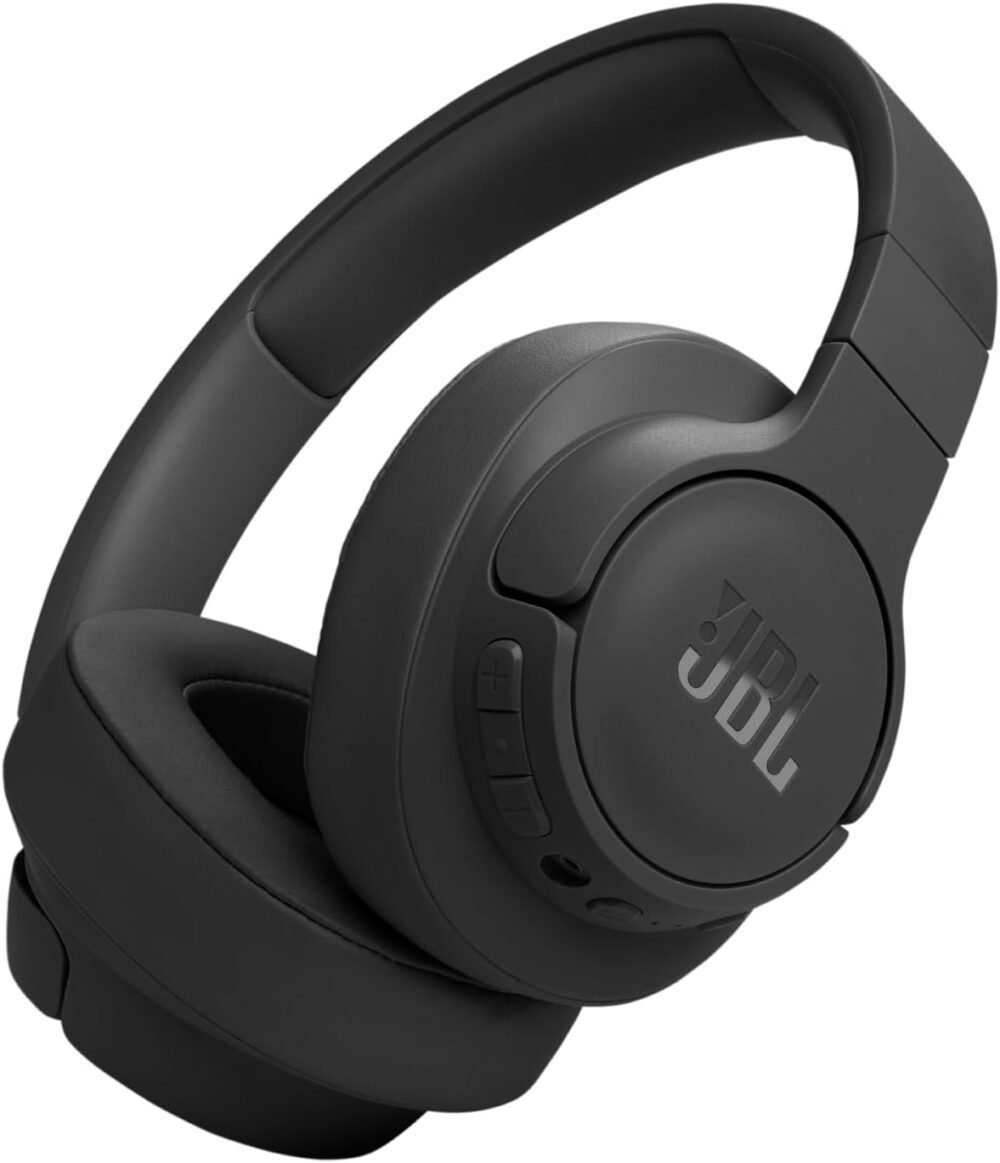JBL Tune 770NC - Adaptive Noise Cancelling with Smart Ambient Wireless Over-Ear Headphones, Bluetooth 5.3, Up to 70H Battery Life with Speed Charge, Lightweight (Black) (Renewed) - Image 2