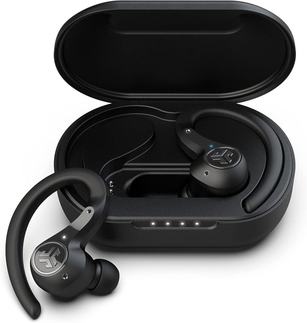 JLab Epic Air Sport ANC Gen 2 True Wireless Bluetooth Earbuds, Headphones for Working Out, IP66 Sweatproof, 15-Hour Battery Life +55-Hour Charging Case, Music Controls, 3 EQ Sound Settings - Image 2