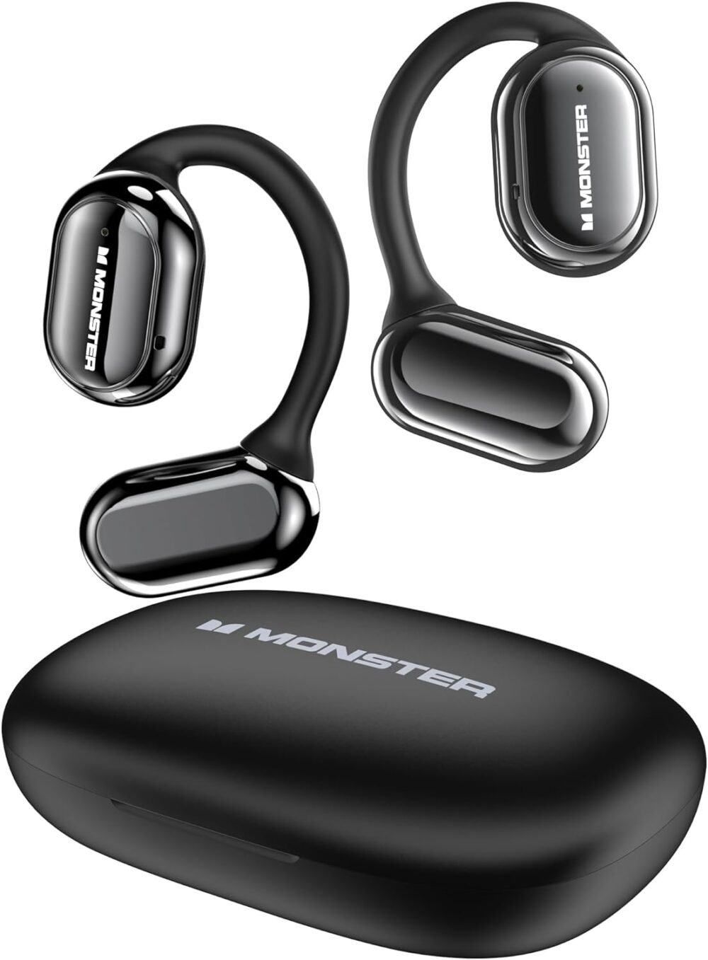 Monster Open Free AC100 Open Ear Bluetooth 5.3 Headphones, Wireless Earbuds with Earhooks, Immersive Stereo Sound by 16mm Large Driver, Clear Calls, 30H Playtime, for Workout - Image 2