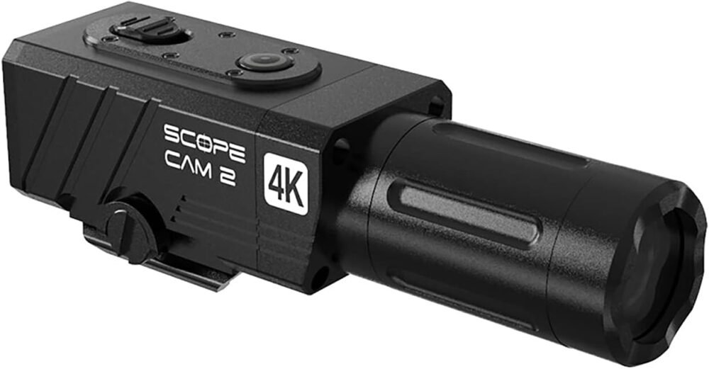 RunCam ScopeCam2 4K Airsoft Camera WiFi Waterproof 4xDigital Zoom HD Mini Video Camera for Airsoft Paintball Hunting Tactical Training with Recording Switch Cable - Image 2