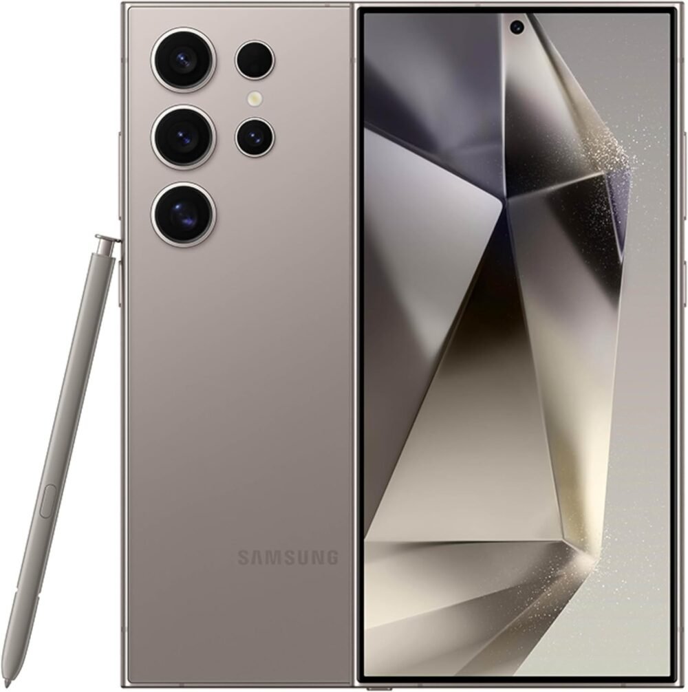 Samsung Galaxy S24 Ultra Cell Phone, 256GB AI Smartphone, Unlocked Android, 200MP, 100x Zoom Cameras, Fast Processor, Long Battery Life, Edge-to-Edge Display, S Pen, US Version, 2024, Titanium Gray - Image 2