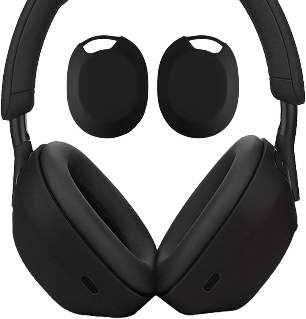 Silicone Skin Cover Compatible with Sony WH-1000XM5 Wireless Headphones, Scratch Protection Case for Sony XM5, Ear Cups Case Cover, Headset Speakers Protector - Image 2