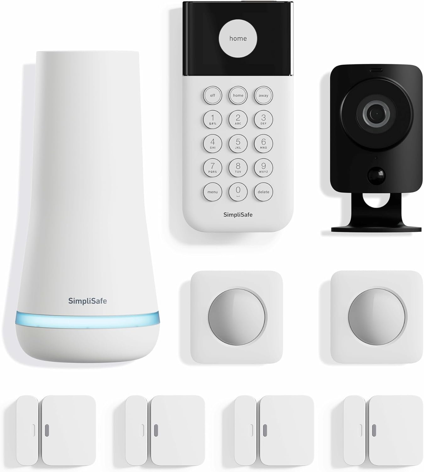 SimpliSafe 9 Piece Wireless Home Security System w/HD Camera - Optional 24/7 Professional Monitoring - No Contract - Compatible with Alexa and Google Assistant - Image 2