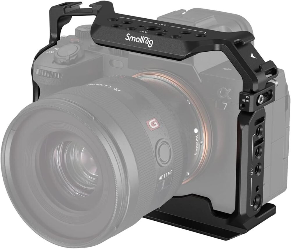 SmallRig Full Camera Cage for Sony Alpha 7R V/IV/S III/A7R IV/Alpha 1-3667B - Image 2