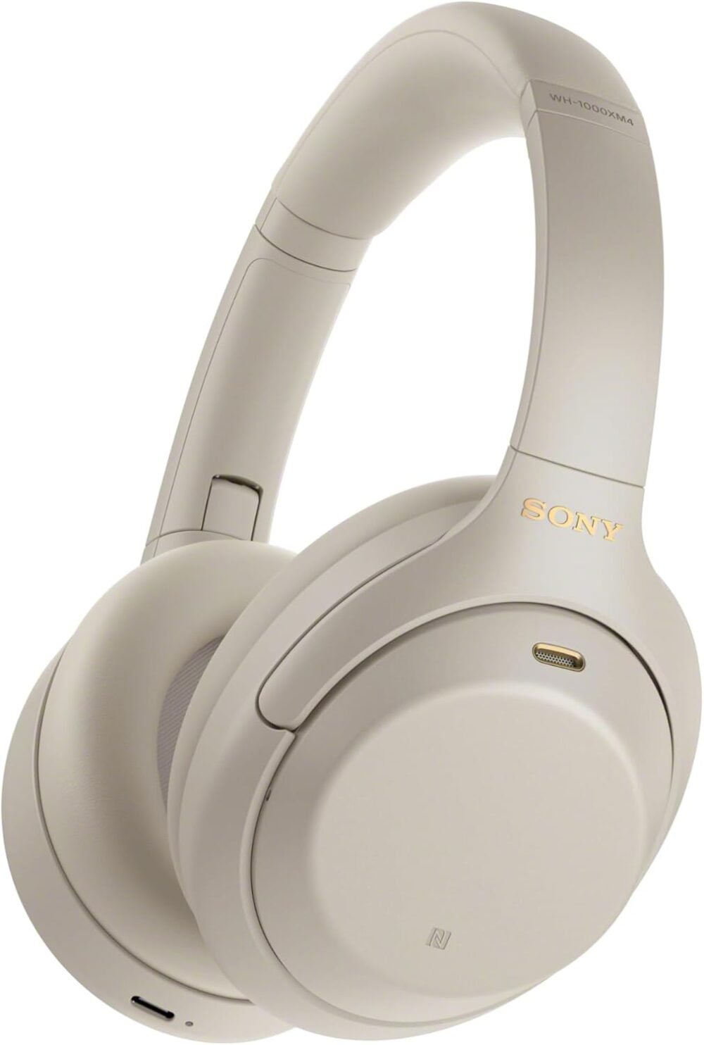 Sony WH-1000XM4 Wireless Premium Noise Canceling Overhead Headphones with Mic for Phone-Call and Alexa Voice Control, Silver WH1000XM4 - Image 2