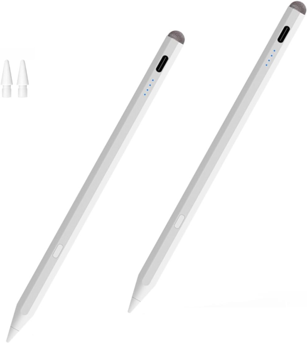 Stylus Pen for iPad Pencil 11th A16/10th/9th Gen,2Pack Apple Pencil Pro Fast Charing,Active iPad Pen for 2018-2025 iPad11 A16/10/9/8/7/6,iPadPro 13"/11"/12.9"/M4, iPadAir 6/5/4/3/M2,iPadMini 5/6 Gen - Image 2