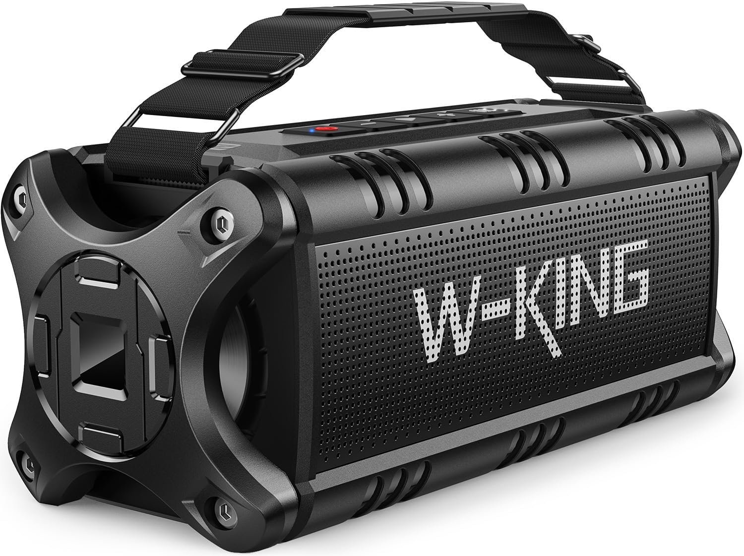 W-KING Bluetooth Speaker, 90W Max Loud Portable Speakers Bluetooth Wireless, IPX6 Waterproof Outdoor Speaker with 50W Deep Bass/2 Powerful Subwoofer/40H/Power Bank/EQ/TF/AUX/NFC for Pool/Party/Travel - Image 2