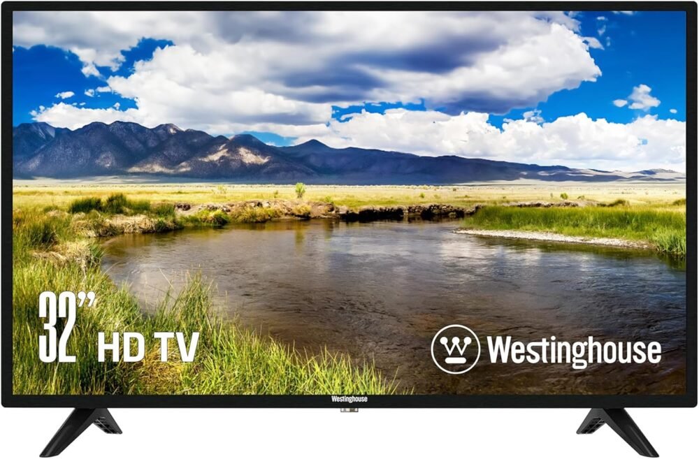 Westinghouse 32 Inch TV, 720p HD LED Small Flat Screen Non-Smart Television with HDMI, USB, VGA, & V-Chip Parental Controls, Monitor for Home, Kitchen, RV Camper, or Office - Image 2