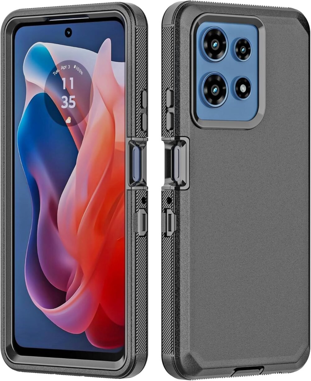 for Motorola Moto G 2025 XT2513V Phone Case, Full Body Protection Dual Layer Armor Case Shock Absorbing Protection Bumper Defender Rugged Case Cover for Motorola Moto G 5G 2025 6.7" Smartphone - Image 2
