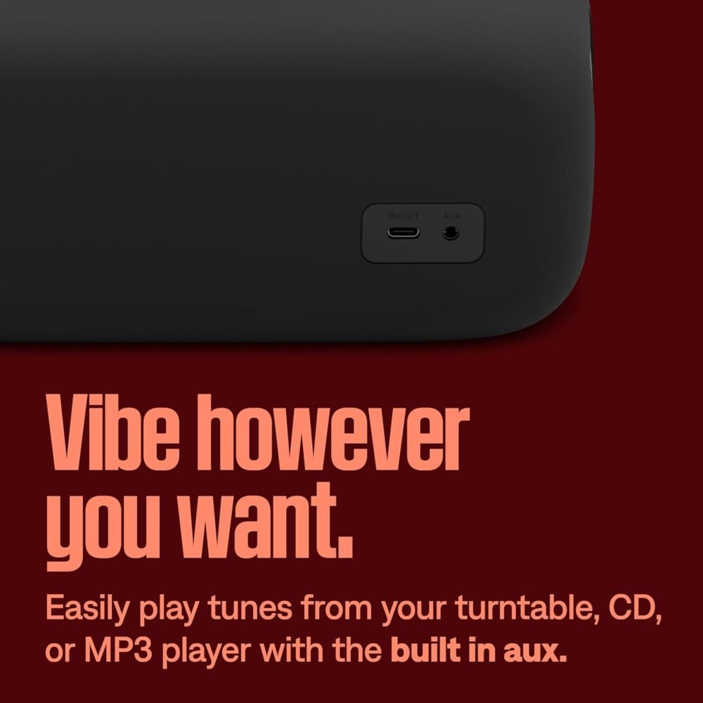 Bose SoundLink Max Portable Speaker, Large IP67 Waterproof Bluetooth Speaker, Up to 20 Hours of Playtime, USB-C, Built-in 3.5mm AUX Input, Black - Image 7