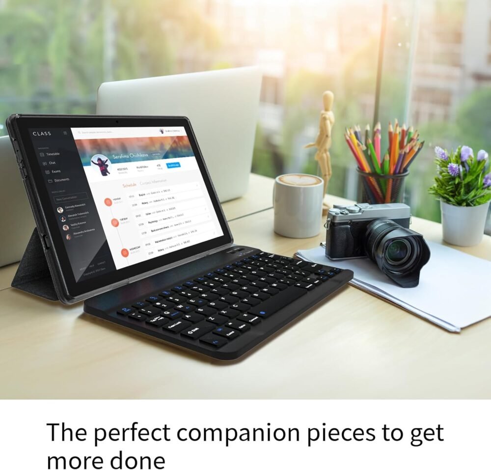Android 14 Tablet 11inch, Support Face Unlock, 18W Fast Charging, 12GB+128GB+1TB Expand, Octa-core CPU, 8000mAh Large Battery WiFi6, BT5.0,Touchscreen Display, Widevine L1 Tableta, 2in1 Tablet PC - Image 7