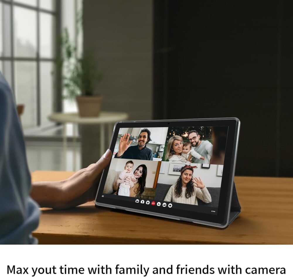 Android 14 Tablet 11inch, Support Face Unlock, 18W Fast Charging, 12GB+128GB+1TB Expand, Octa-core CPU, 8000mAh Large Battery WiFi6, BT5.0,Touchscreen Display, Widevine L1 Tableta, 2in1 Tablet PC - Image 8